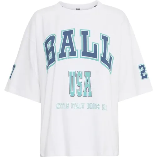 Ball - Tops > T-Shirts - White - Ball - Modalova