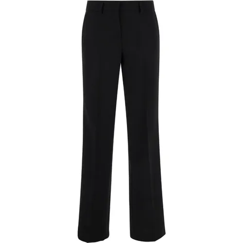 Trousers > Straight Trousers - - Plain Units - Modalova