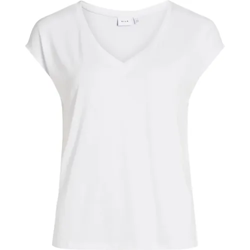 Vila - Tops > T-Shirts - White - Vila - Modalova