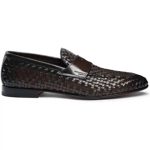 Shoes > Flats > Loafers - - Santoni - Modalova