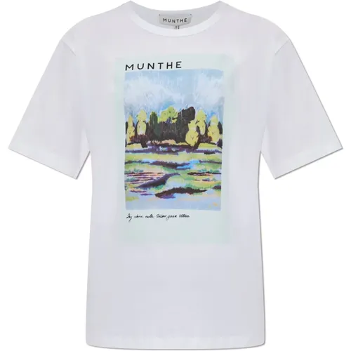 Munthe - Tops > T-Shirts - White - Munthe - Modalova