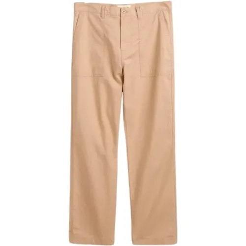 Trousers > Straight Trousers - - Gant - Modalova