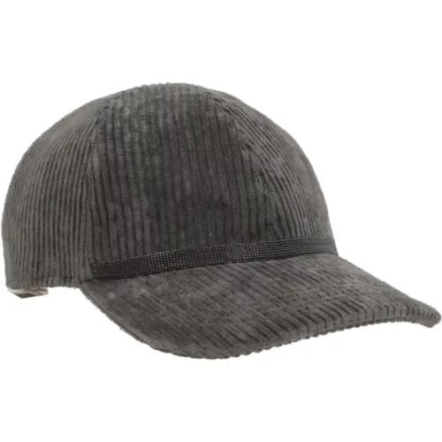 Accessories > Hats > Caps - - BRUNELLO CUCINELLI - Modalova