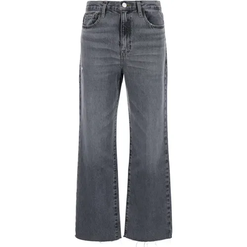 Frame - Jeans > Wide Jeans - Gray - Frame - Modalova