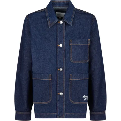 Jackets > Denim Jackets - - Maison Kitsuné - Modalova