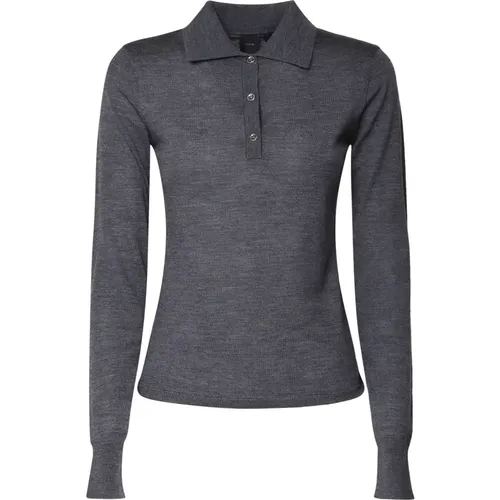 Pinko - Tops > Polo Shirts - Gray - pinko - Modalova