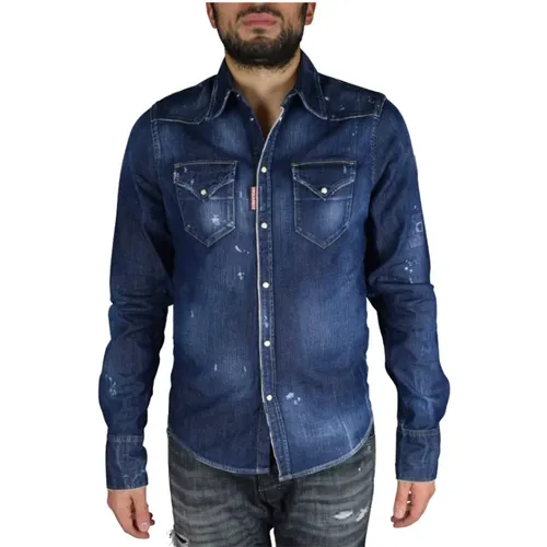 Shirts > Denim Shirts - - Dsquared2 - Modalova