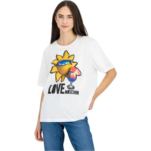 Tops > T-Shirts - - Love Moschino - Modalova