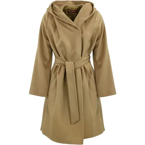 Coats > Belted Coats - - Max Mara Studio - Modalova