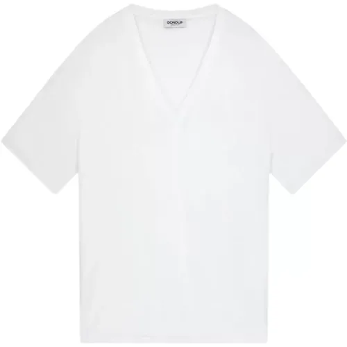 Dondup - Tops > T-Shirts - White - Dondup - Modalova