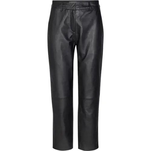 Trousers > Leather Trousers - - Co'Couture - Modalova