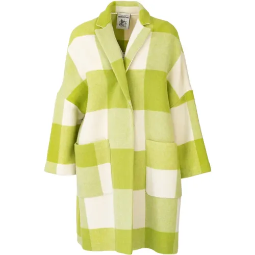 Coats > Single-Breasted Coats - - Semicouture - Modalova