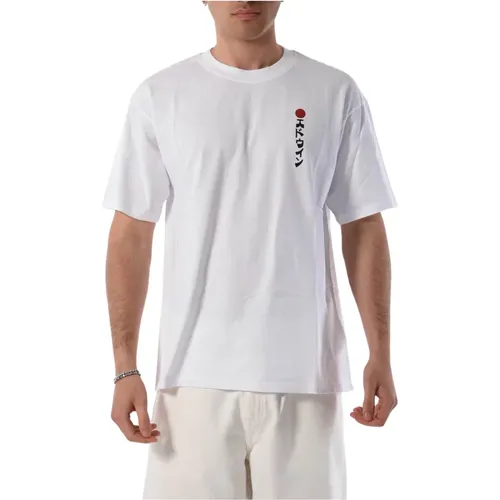 Edwin - Tops > T-Shirts - White - Edwin - Modalova