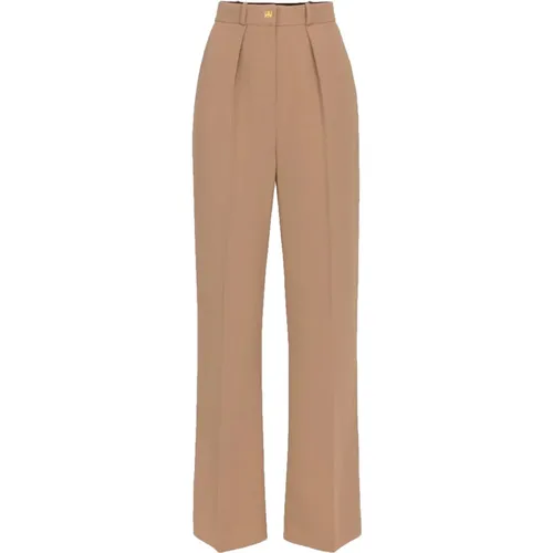 Trousers > Wide Trousers - - Elisabetta Franchi - Modalova