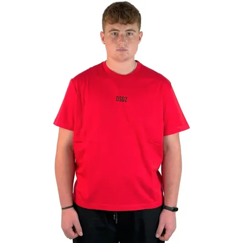 Dsquared2 - T-shirts - Rouge - Dsquared2 - Modalova