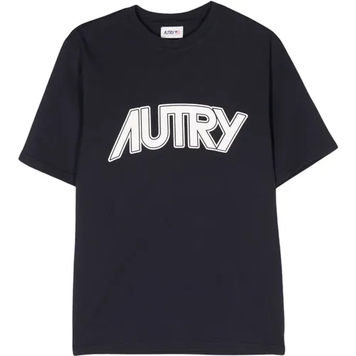 Autry - Tops > T-Shirts - Blue - Autry - Modalova