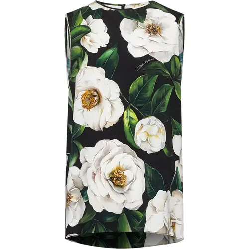 Tops > Sleeveless Tops - - Dolce & Gabbana - Modalova