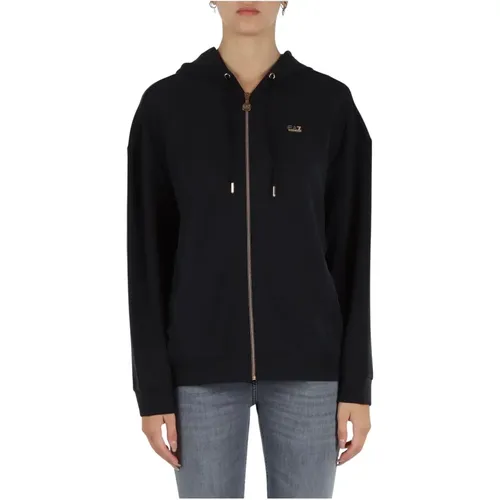 Sweatshirts & Hoodies > Zip-throughs - - Emporio Armani EA7 - Modalova