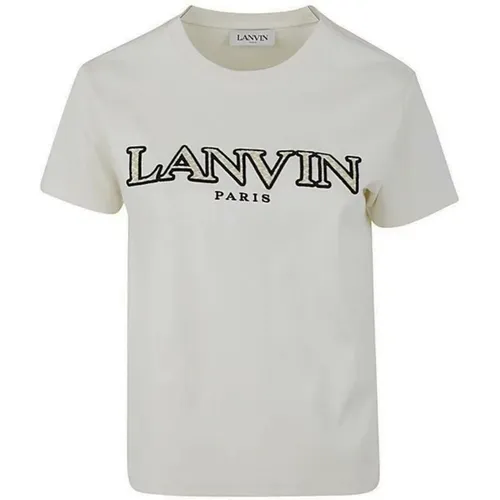 Lanvin - Tops > T-Shirts - Gray - Lanvin - Modalova