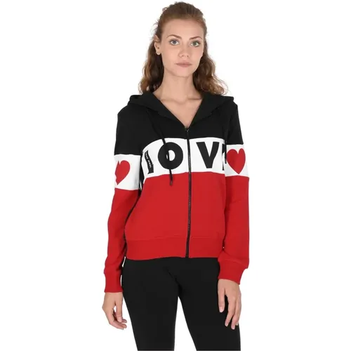 Sweatshirts & Hoodies > Zip-throughs - - Love Moschino - Modalova