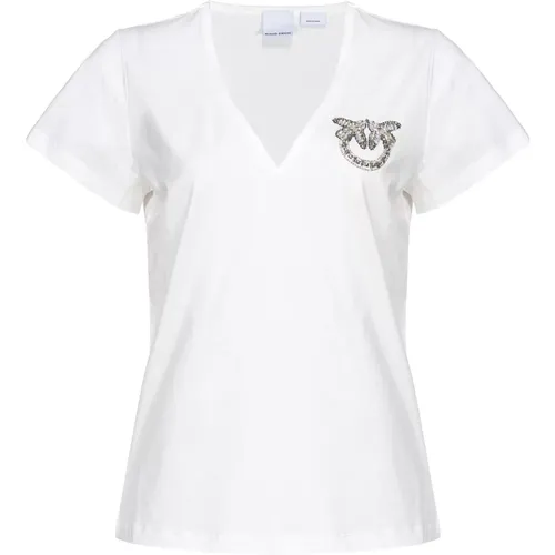 Pinko - Tops > T-Shirts - White - pinko - Modalova