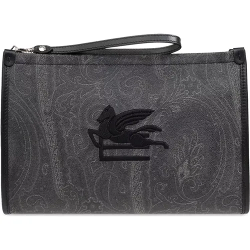 Etro - Bags > Clutches - Black - ETRO - Modalova