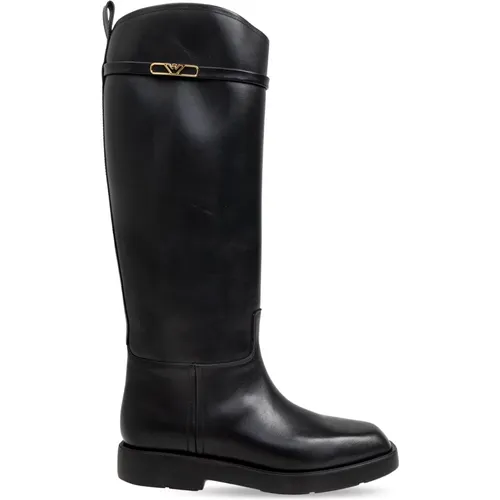 Shoes > Boots > High Boots - - Emporio Armani - Modalova