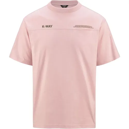 K-Way - Tops > T-Shirts - Pink - K-way - Modalova