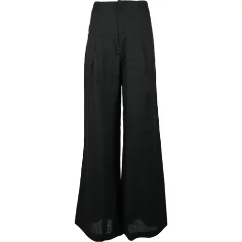 Trousers > Wide Trousers - - Nineminutes - Modalova