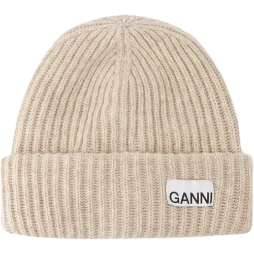 Accessories > Hats > Beanies - - Ganni - Modalova