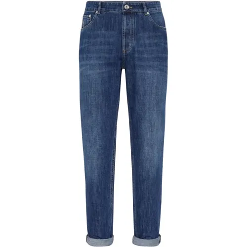 Jeans > Slim-fit Jeans - - BRUNELLO CUCINELLI - Modalova