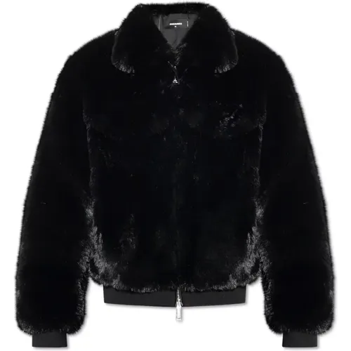 Jackets > Faux Fur & Shearling Jackets - - Dsquared2 - Modalova