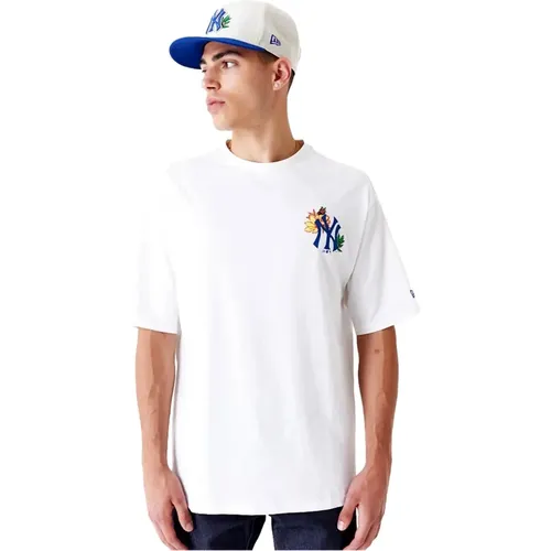 New Era - Tops > T-Shirts - White - new era - Modalova