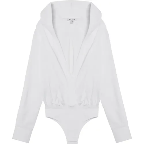 Alaïa - Tops > Body - White - Alaïa - Modalova