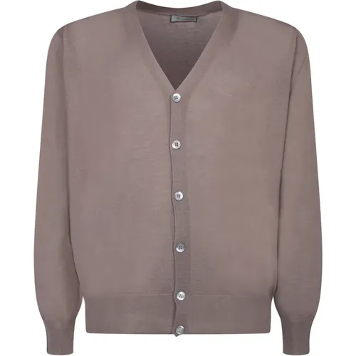 Knitwear > Cardigans - - Canali - Modalova