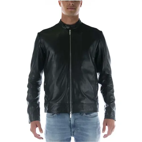 Jackets > Leather Jackets - - Selected Homme - Modalova