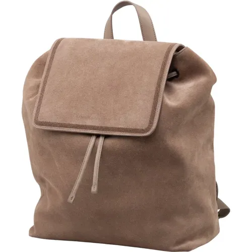 Bags > Backpacks - - BRUNELLO CUCINELLI - Modalova