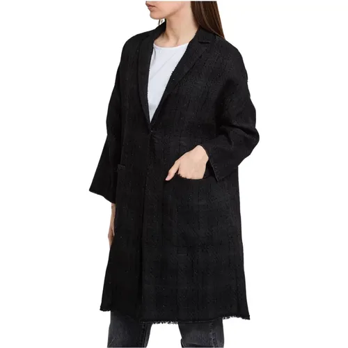 Coats > Single-Breasted Coats - - Semicouture - Modalova