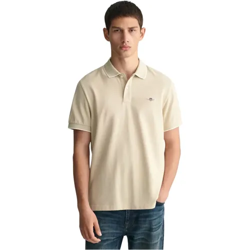 Gant - Tops > Polo Shirts - Beige - Gant - Modalova