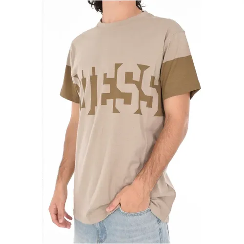 Guess - Tops > T-Shirts - Beige - Guess - Modalova