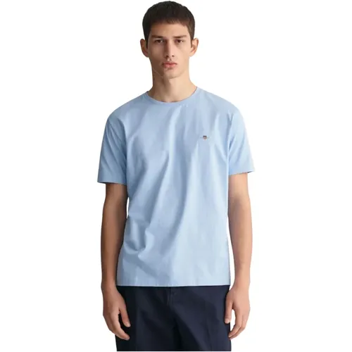Gant - Tops > T-Shirts - Blue - Gant - Modalova