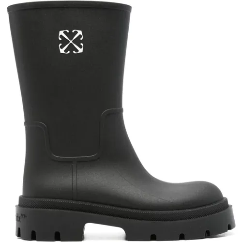 Shoes > Boots > Rain Boots - - Off White - Modalova