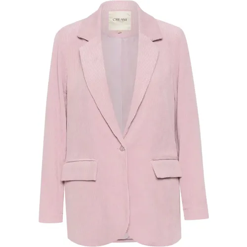 Cream - Jackets > Blazers - Pink - Cream - Modalova