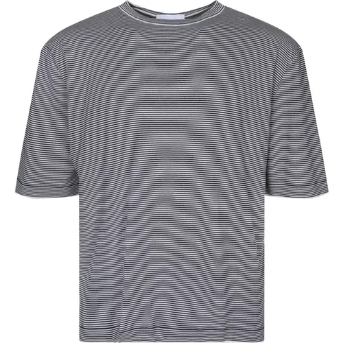 Lardini - Tops > T-Shirts - Black - Lardini - Modalova