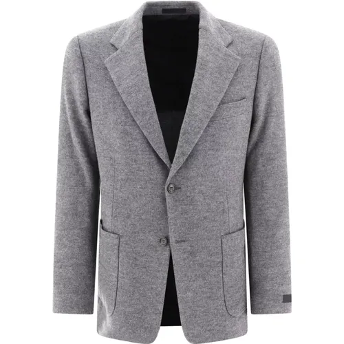 Lanvin - Jackets > Blazers - Gray - Lanvin - Modalova