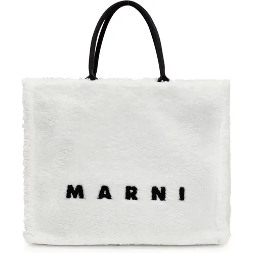 Marni - Bags > Tote Bags - White - Marni - Modalova