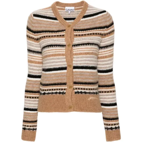 Knitwear > Cardigans - - Ganni - Modalova