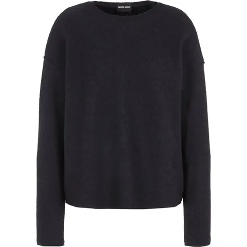 Knitwear > Round-neck Knitwear - - Giorgio Armani - Modalova