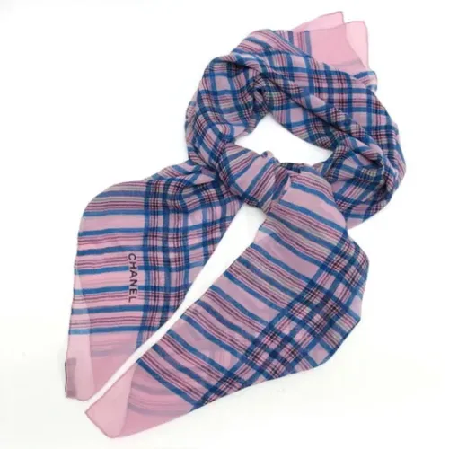 Pre-owned > Pre-owned Accessories > Pre-owned Scarves - - Chanel Vintage - Modalova