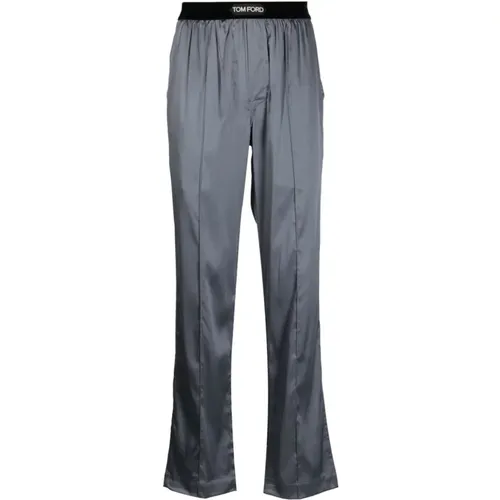 Trousers > Wide Trousers - - Tom Ford - Modalova